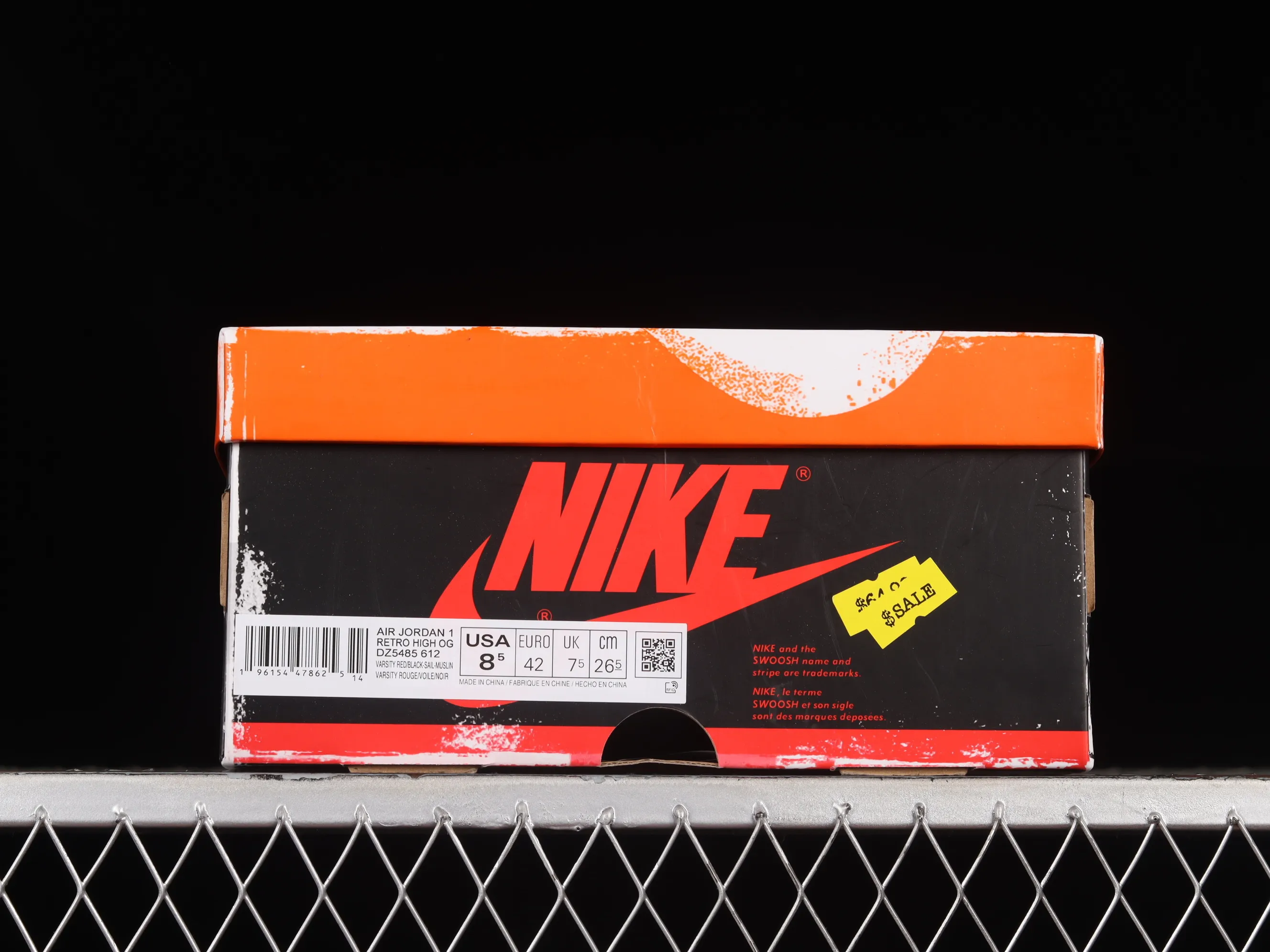 All categories Air Jordan Jordan series basketball shoes Air Jordan 1 High LJR version Air Jordan 1 High OG AJ1 Joe 1 new Chicago color DZ5485-612